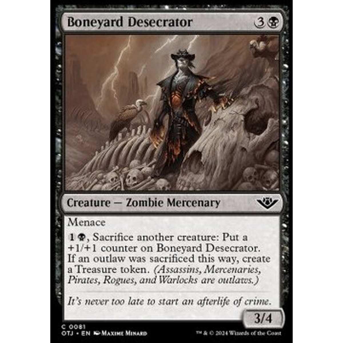 Boneyard Desecrator - Boneyard Desecrator - [OTJ] [NM] [Foil]