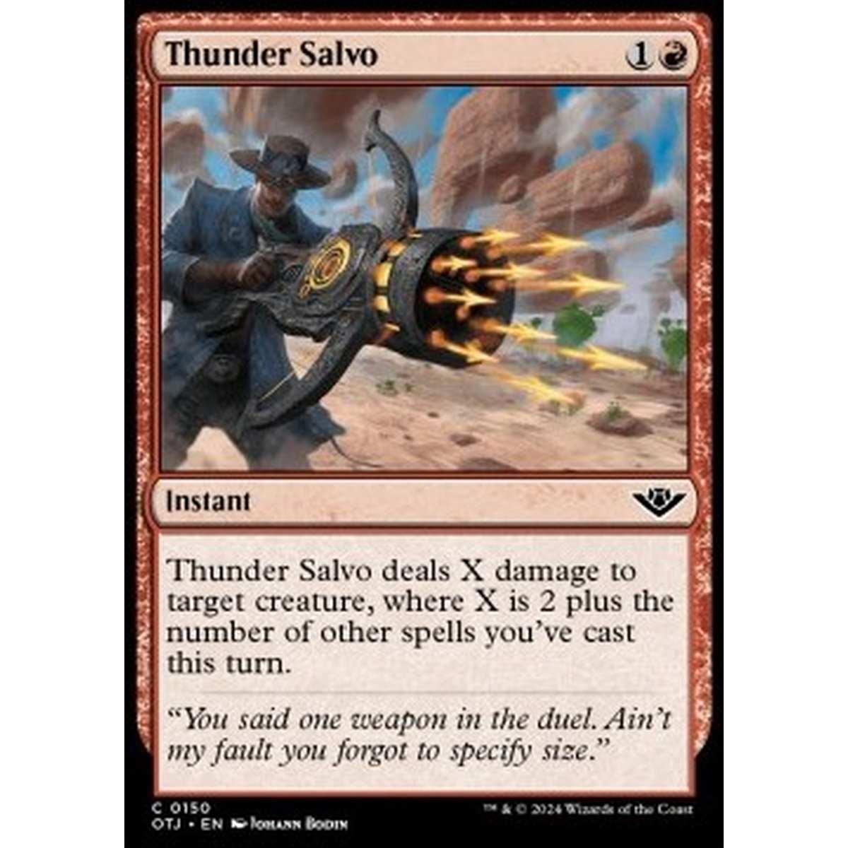 Thunder Salvo - Thunder Salvo - [OTJ] [NM] [Foil]
