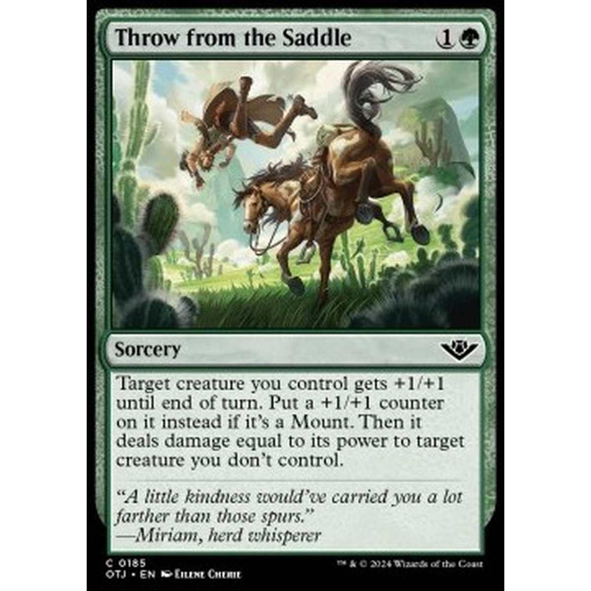 Throw from the Saddle - Throw from the Saddle - [OTJ] [NM] [Foil]