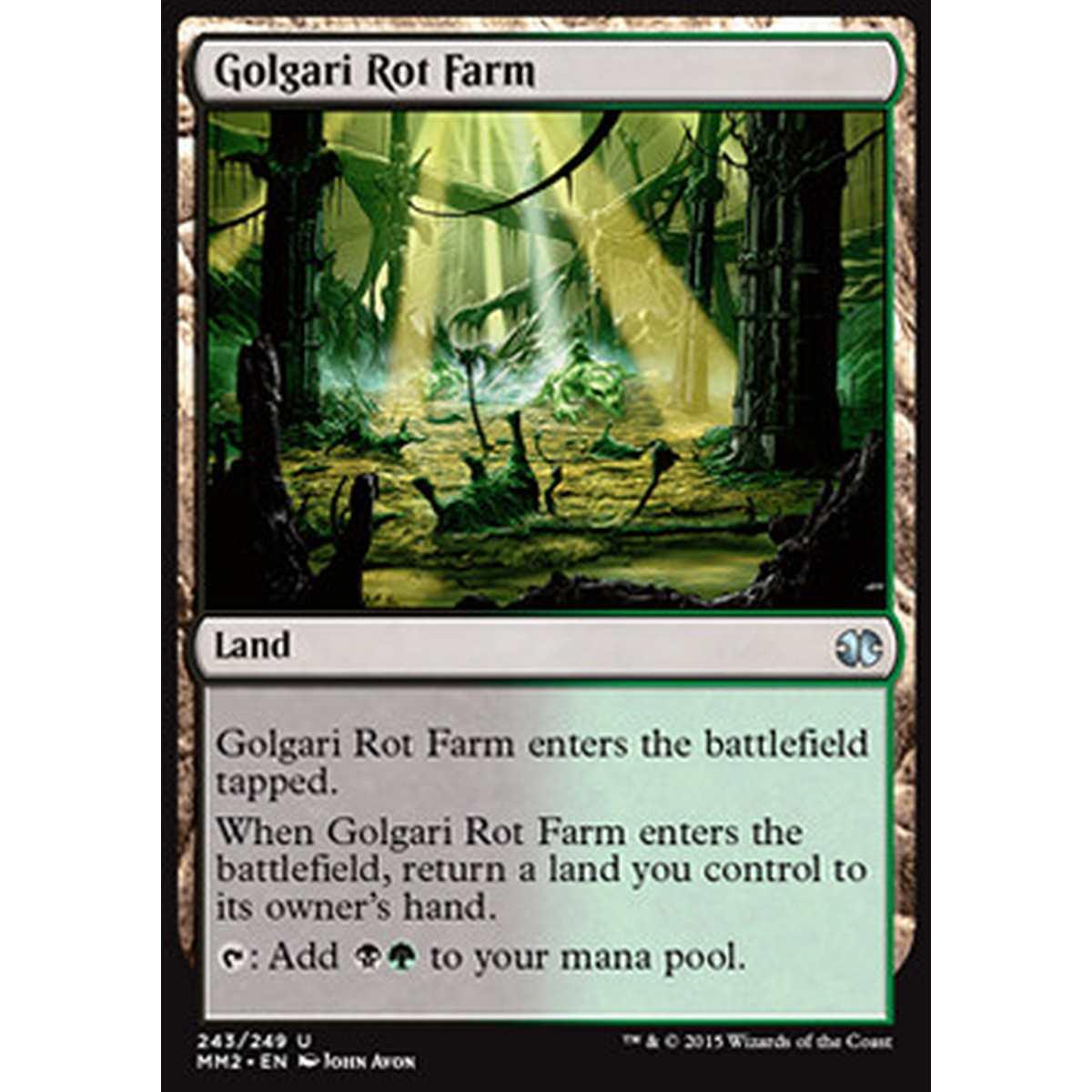 Golgari Rot Farm - Golgari Rot Farm - [MM2] [NM]