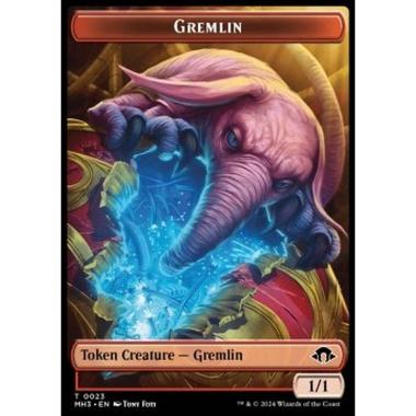Gremlin Token (Red 1/1) - Gremlin Token (Red 1/1) - [TMH3] [NM]