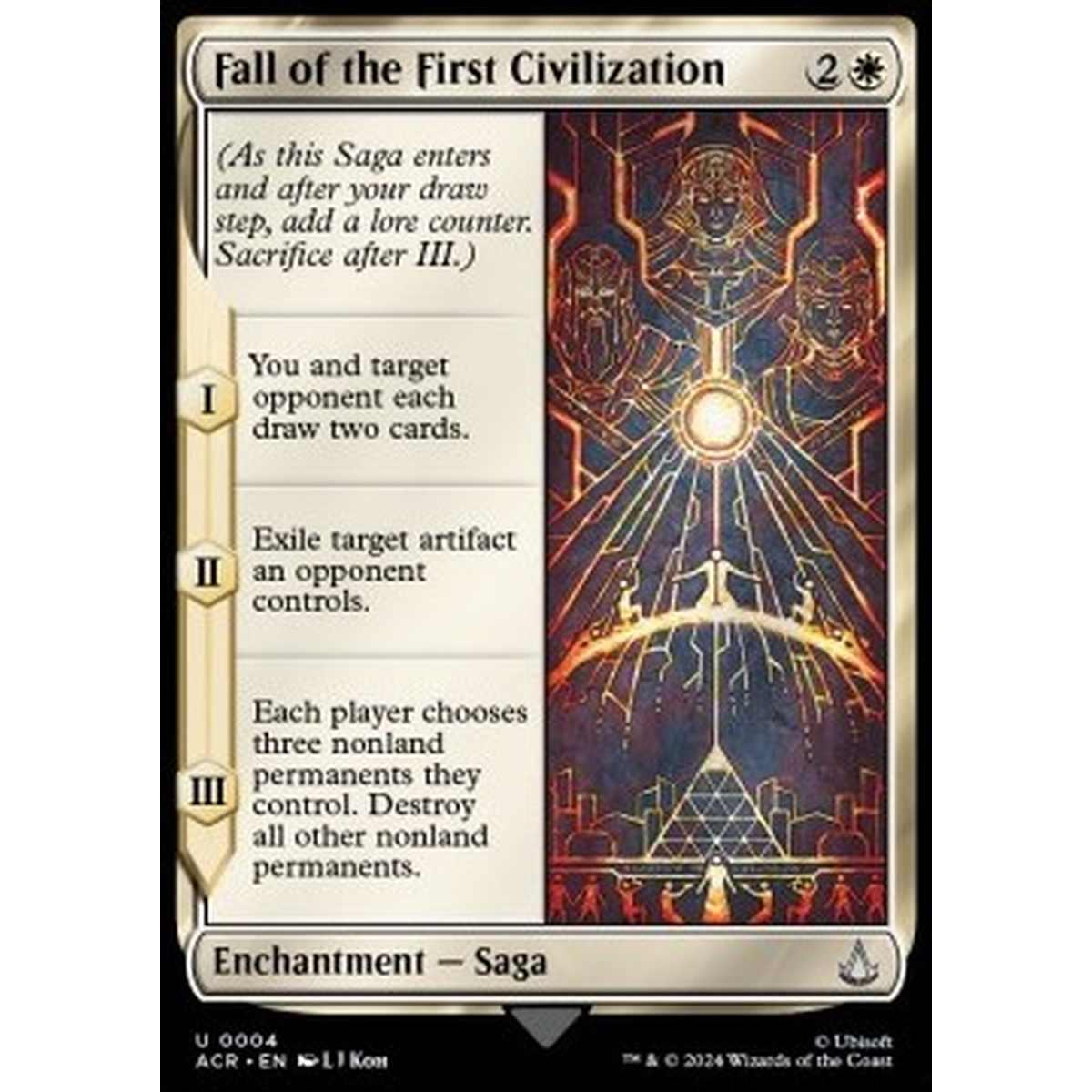Fall of the First Civilization - Fall of the First Civilization - [ACR] [NM]