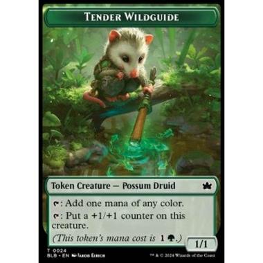 Tender Wildguide Token (Green 1/1) - Tender Wildguide Token (Green 1/1) - [TBLB] [NM]