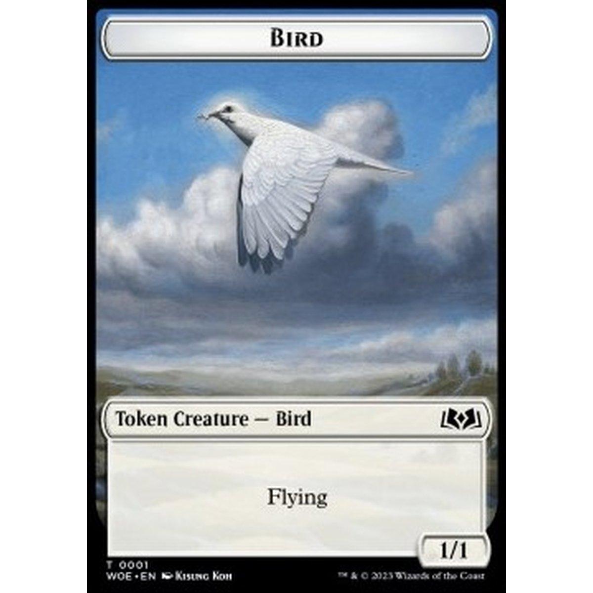 Bird Token (White 1/1) - Bird Token (White 1/1) - [XWOE] [NM]