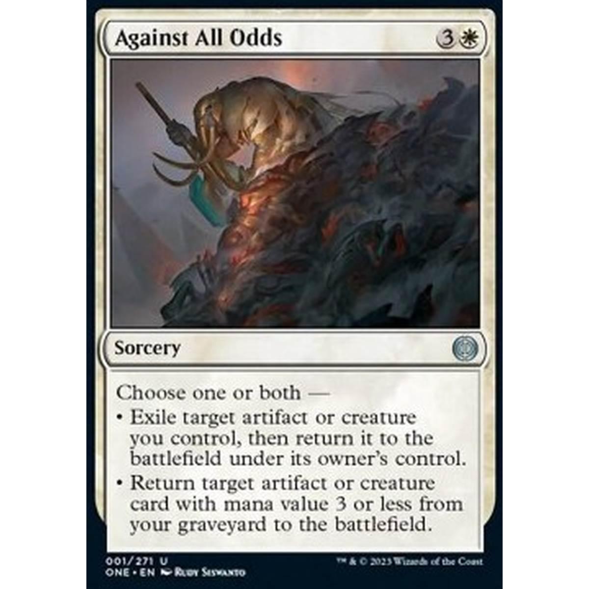 Against All Odds - Against All Odds - [ONE] [NM] [Foil]