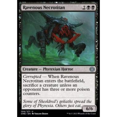 Ravenous Necrotitan - Ravenous Necrotitan - [ONE] [NM] [Foil]