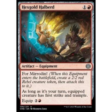 Hexgold Halberd - Hexgold Halberd - [ONE] [NM] [Foil]