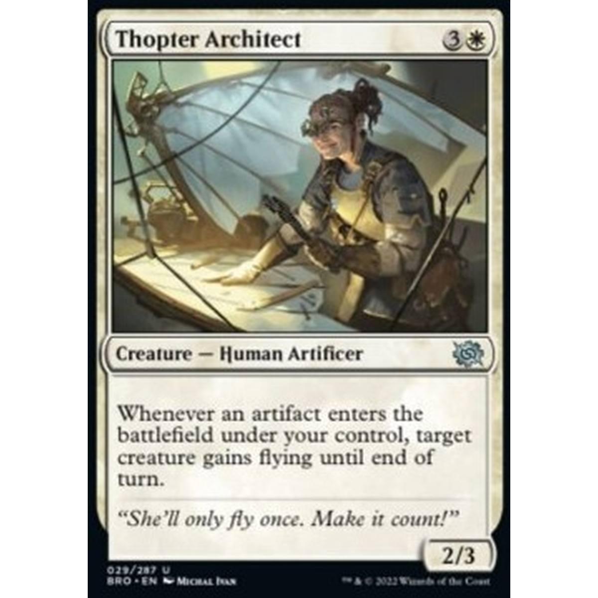 Thopter Architect - Thopter Architect - [BRO] [NM] [Foil]