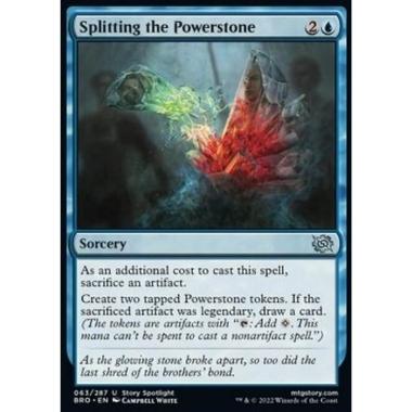 Splitting the Powerstone - Splitting the Powerstone - [BRO] [NM] [Foil]