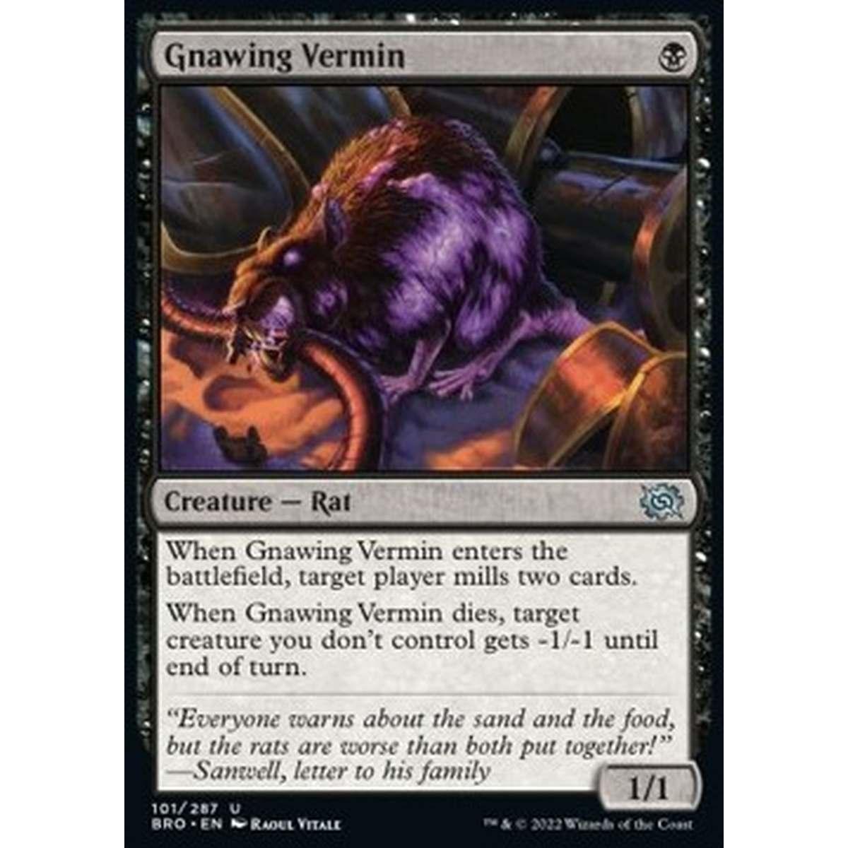 Gnawing Vermin - Gnawing Vermin - [BRO] [NM] [Foil]