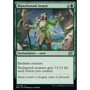 Blanchwood Armor - Blanchwood Armor - [BRO] [NM] [Foil]