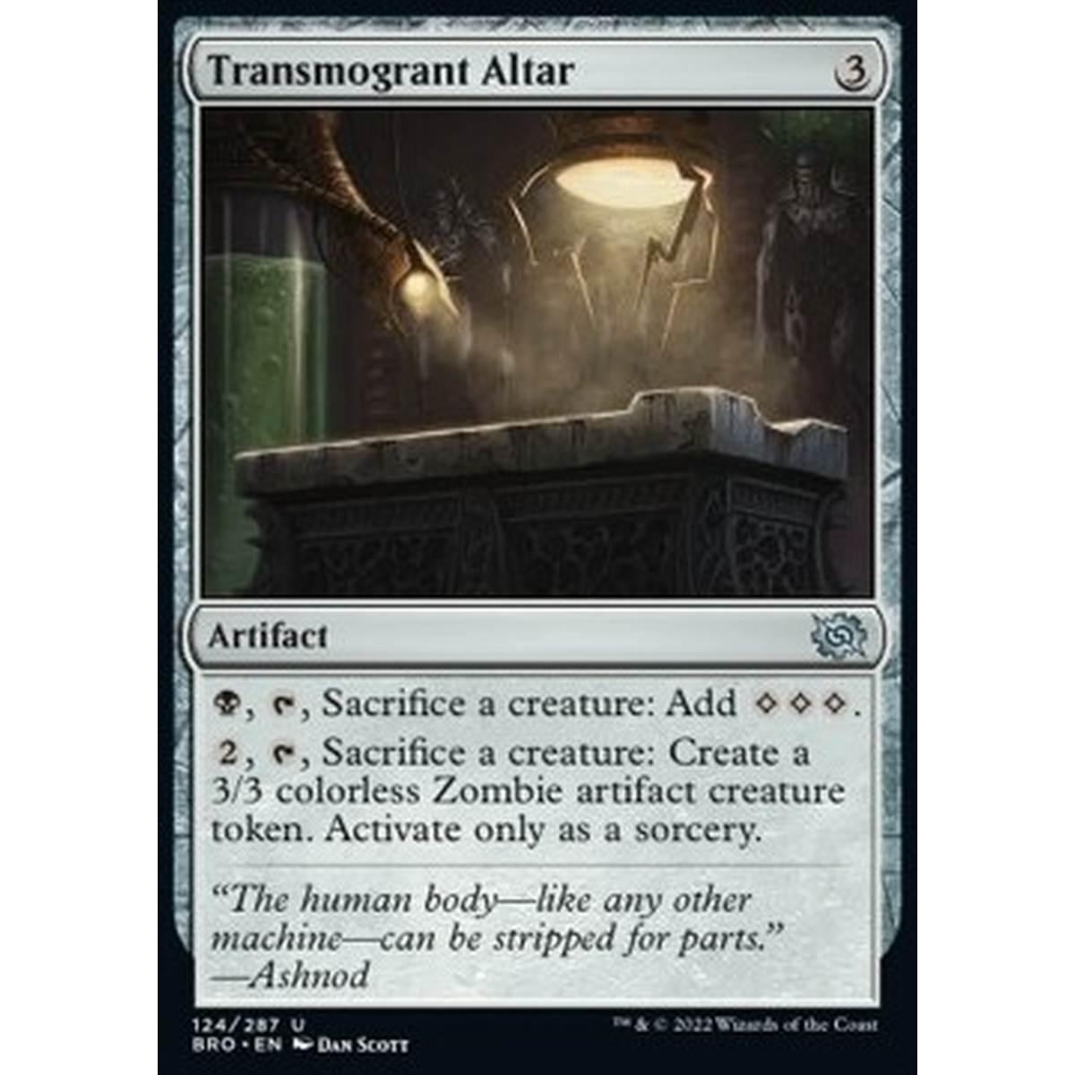 Transmogrant Altar - Transmogrant Altar - [BRO] [NM] [Foil]