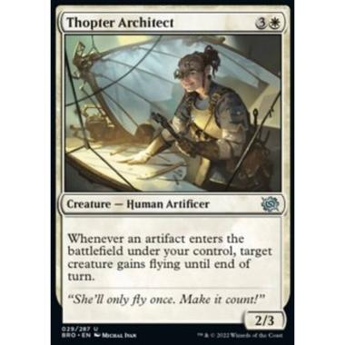 Thopter Architect - Architetta dei Totteri - [BRO] [NM] [Foil]