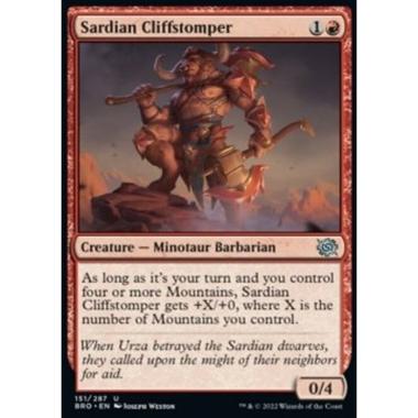 Sardian Cliffstomper - Calcarupi di Sardia - [BRO] [NM] [Foil]
