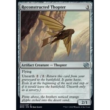 Reconstructed Thopter - Tottero Ricostruito - [BRO] [NM] [Foil]