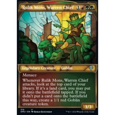 Rulik Mons, Warren Chief (V.1) - Rulik Mons, Warren Chief (V.1) - [XDMU] [NM] [Foil]