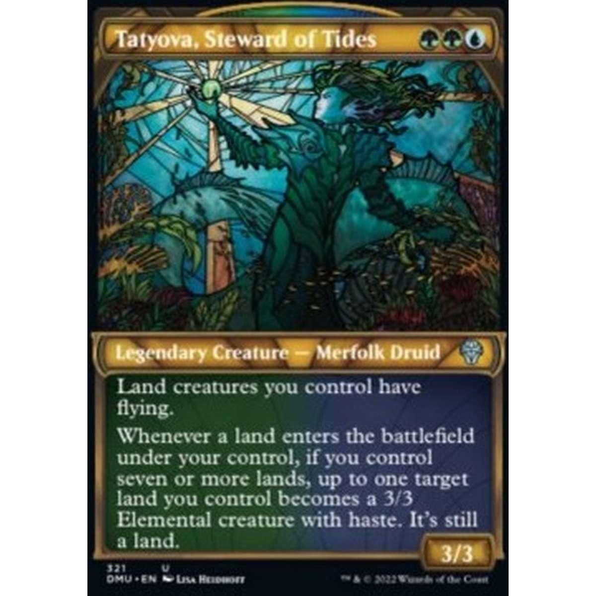 Tatyova, Steward of Tides (V.1) - Tatyova, Steward of Tides (V.1) - [XDMU] [NM] [Foil]