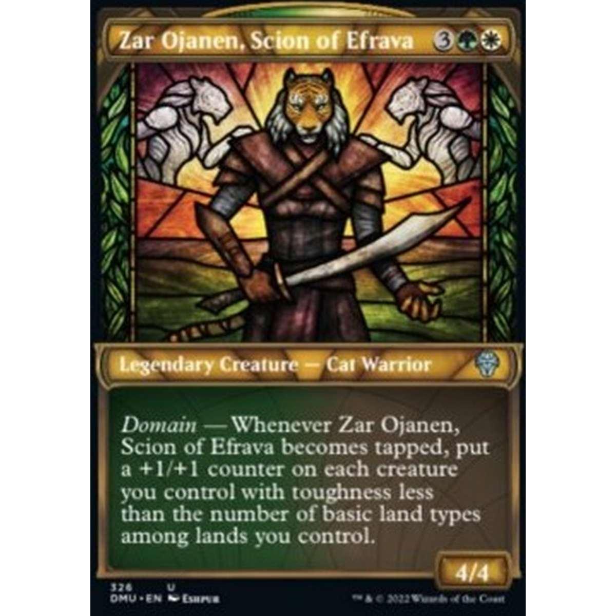 Zar Ojanen, Scion of Efrava (V.1) - Zar Ojanen, Erede di Efrava (V.1) - [XDMU] [NM] [Foil]