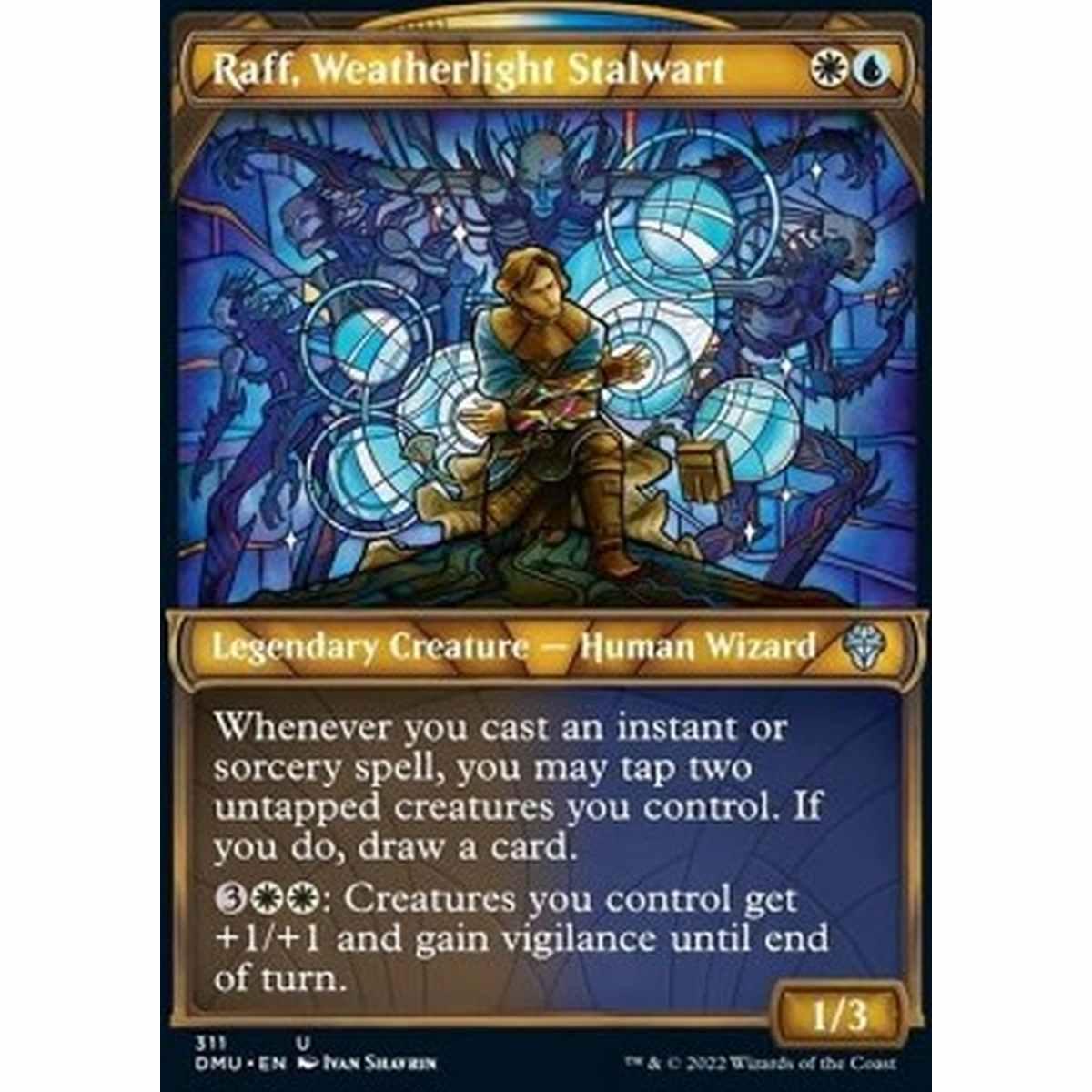 Raff, Weatherlight Stalwart (V.1) - Raff, Impavido della Cavalcavento (V.1) - [XDMU] [NM] [Foil]