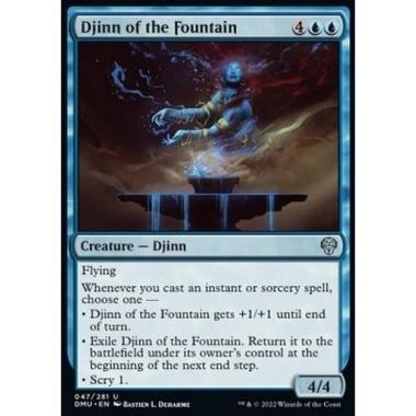 Djinn of the Fountain - Djinn of the Fountain - [DMU] [NM] [Foil]