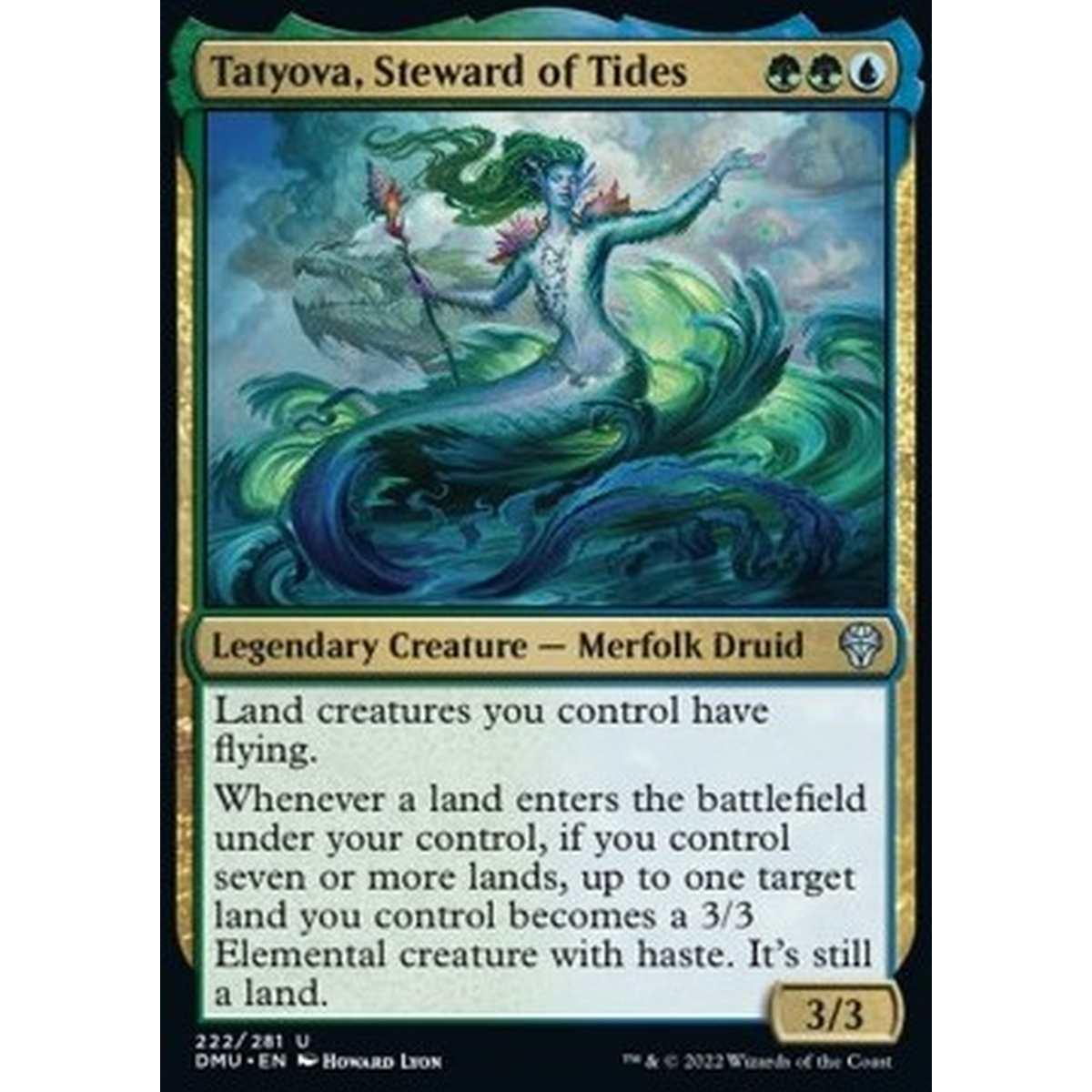 Tatyova, Steward of Tides - Tatyova, Guardiana delle Maree - [DMU] [NM] [Foil]