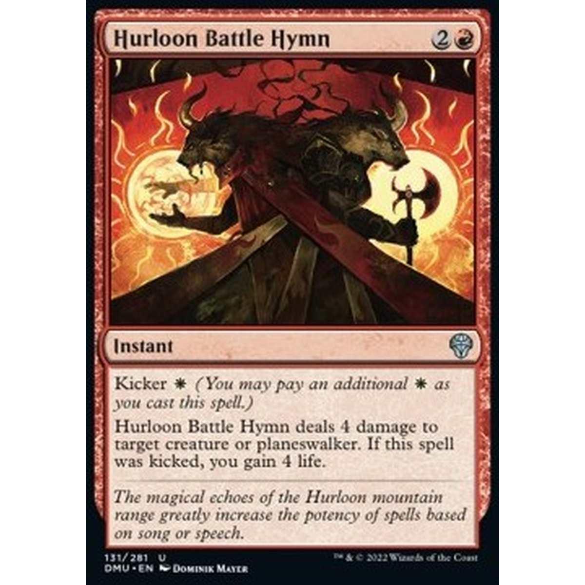 Hurloon Battle Hymn - Inno di Guerra di Hurloon - [DMU] [NM] [Foil]