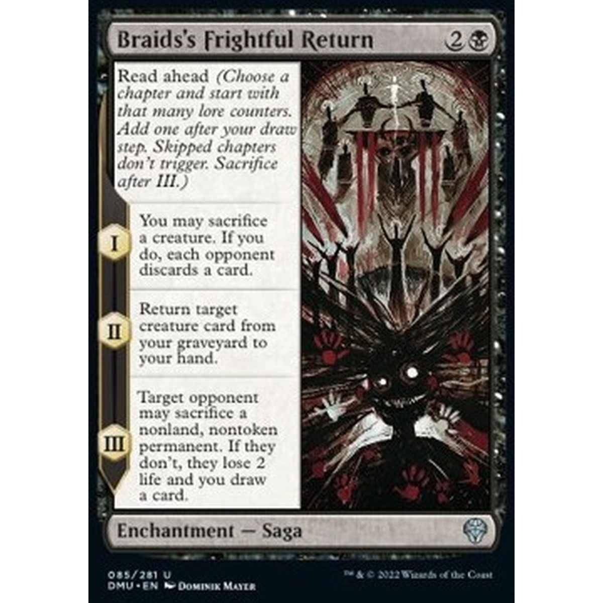 Braids's Frightful Return - L'Agghiacciante Ritorno di Braids - [DMU] [NM] [Foil]