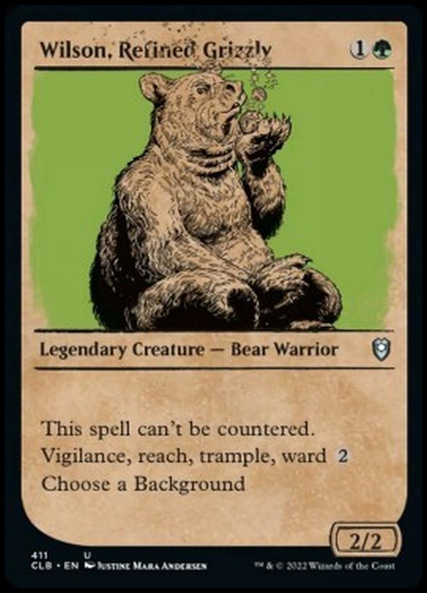 Wilson, Refined Grizzly (V.2) - Wilson, Grizzly Raffinato (V.2) - [XCLB] [NM]