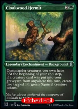 Cloakwood Hermit (V.1) - Cloakwood Hermit (V.1) - [XCLB] [NM] [Foil]