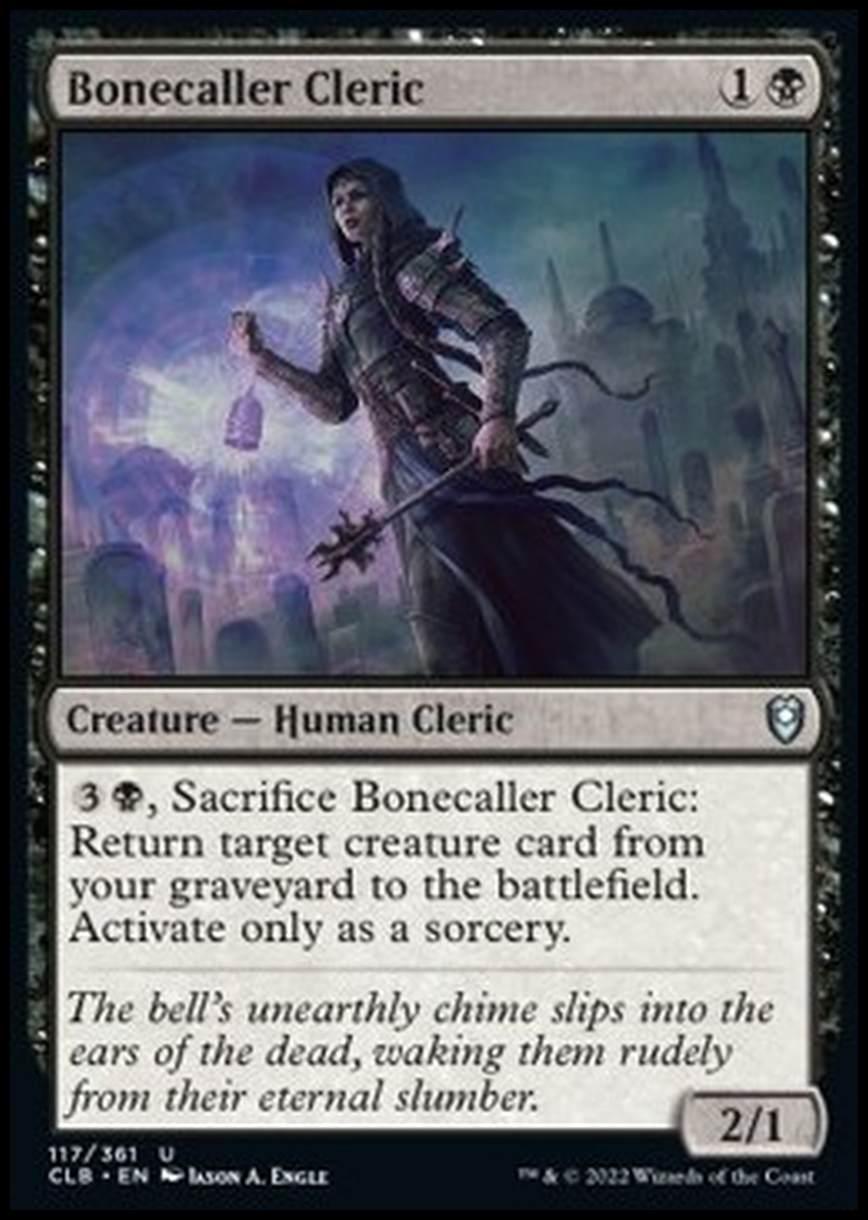 Bonecaller Cleric - Bonecaller Cleric - [CLB] [NM] [Foil]