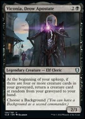Viconia, Drow Apostate - Viconia, Drow Apostate - [CLB] [NM] [Foil]