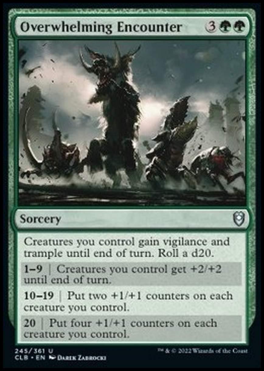 Overwhelming Encounter - Overwhelming Encounter - [CLB] [NM] [Foil]