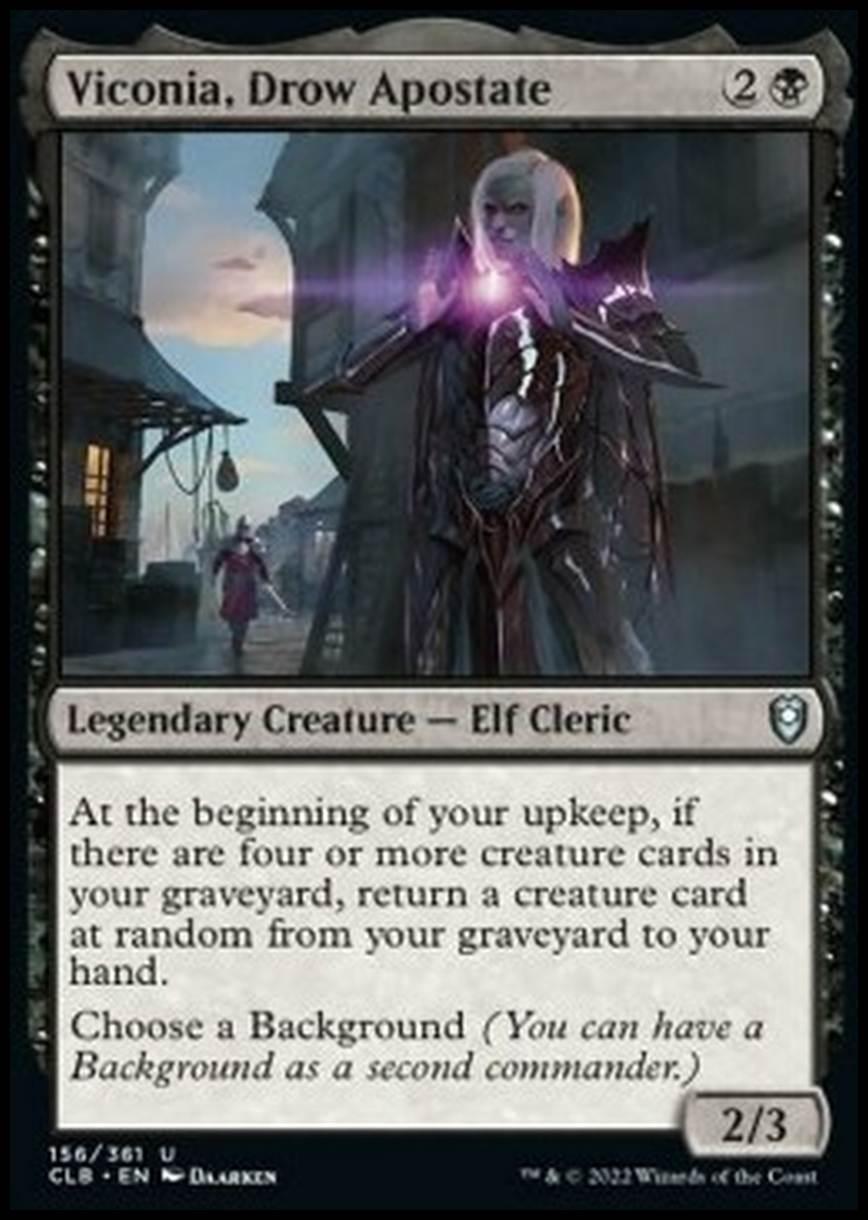 Viconia, Drow Apostate - Viconia, Drow Apostata - [CLB] [NM] [Foil]