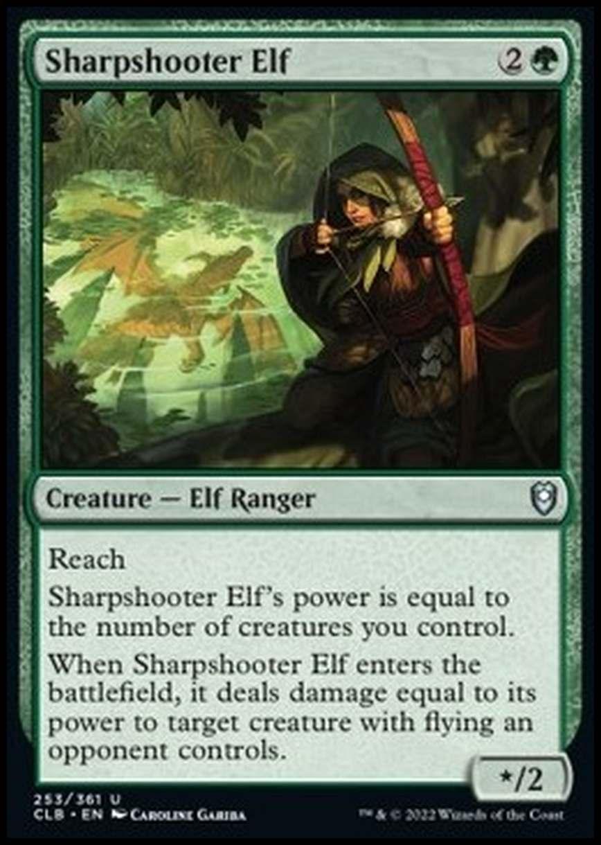 Sharpshooter Elf - Elfa Tiratrice Scelta - [CLB] [NM] [Foil]