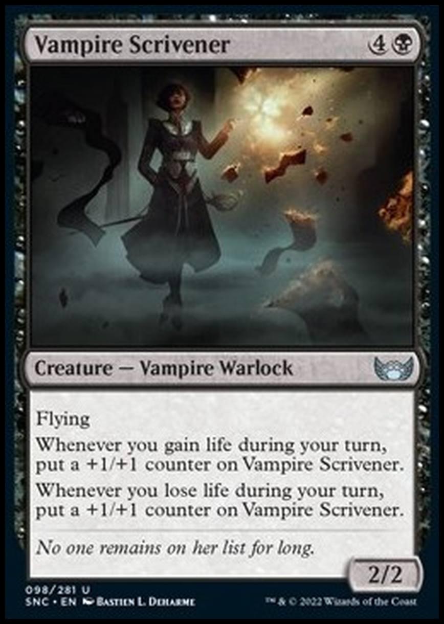 Vampire Scrivener - Vampira Scrivana - [SNC] [NM] [Foil]