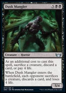 Dusk Mangler - Stritolatore del Crepuscolo - [SNC] [NM] [Foil]