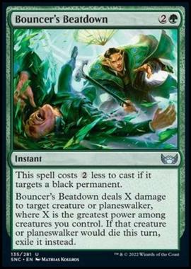 Bouncer's Beatdown - Pestaggio del Buttafuori - [SNC] [NM] [Foil]