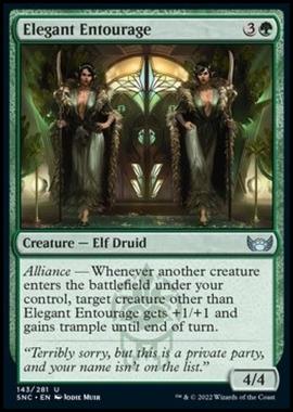 Elegant Entourage - Entourage Elegante - [SNC] [NM] [Foil]