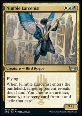 Nimble Larcenist - Ladro Agile - [SNC] [NM] [Foil]