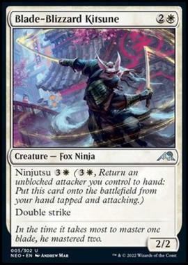 Blade-Blizzard Kitsune - Blade-Blizzard Kitsune - [NEO] [NM] [Foil]