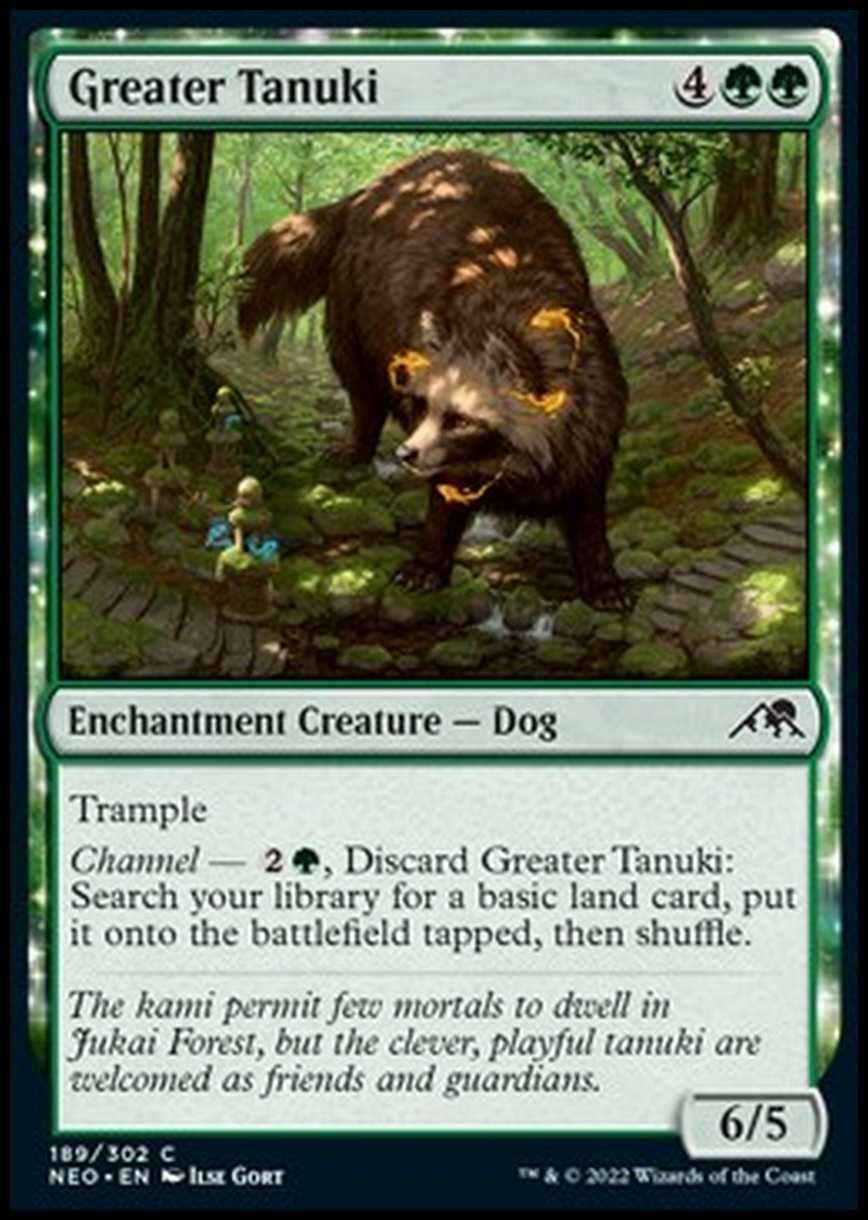 Greater Tanuki - Tanuki Maggiore - [NEO] [NM] [Foil]