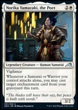 Norika Yamazaki, the Poet - Norika Yamazaki, la Poetessa - [NEO] [NM] [Foil]