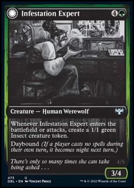 Infestation Expert // Infested Werewolf - Infestation Expert // Infested Werewolf - [DBL] [NM]