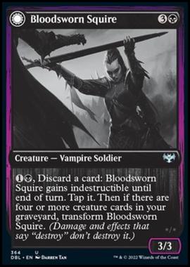 Bloodsworn Squire // Bloodsworn Knight - Bloodsworn Squire // Bloodsworn Knight - [DBL] [NM]