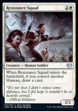 Resistance Squad - Banda della Resistenza - [VOW] [NM] [Foil]