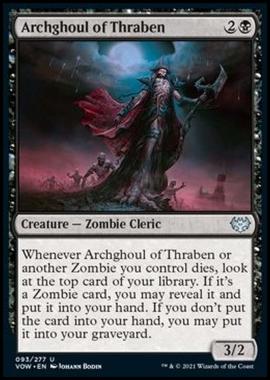 Archghoul of Thraben - Ghoul Supremo di Thraben - [VOW] [NM] [Foil]