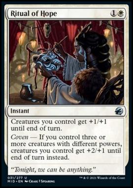 Ritual of Hope - Rituale di Speranza - [MID] [NM] [Foil]