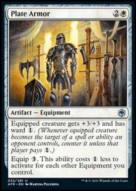 Plate Armor - Corazza di Piastre - [AFR] [NM] [Foil]