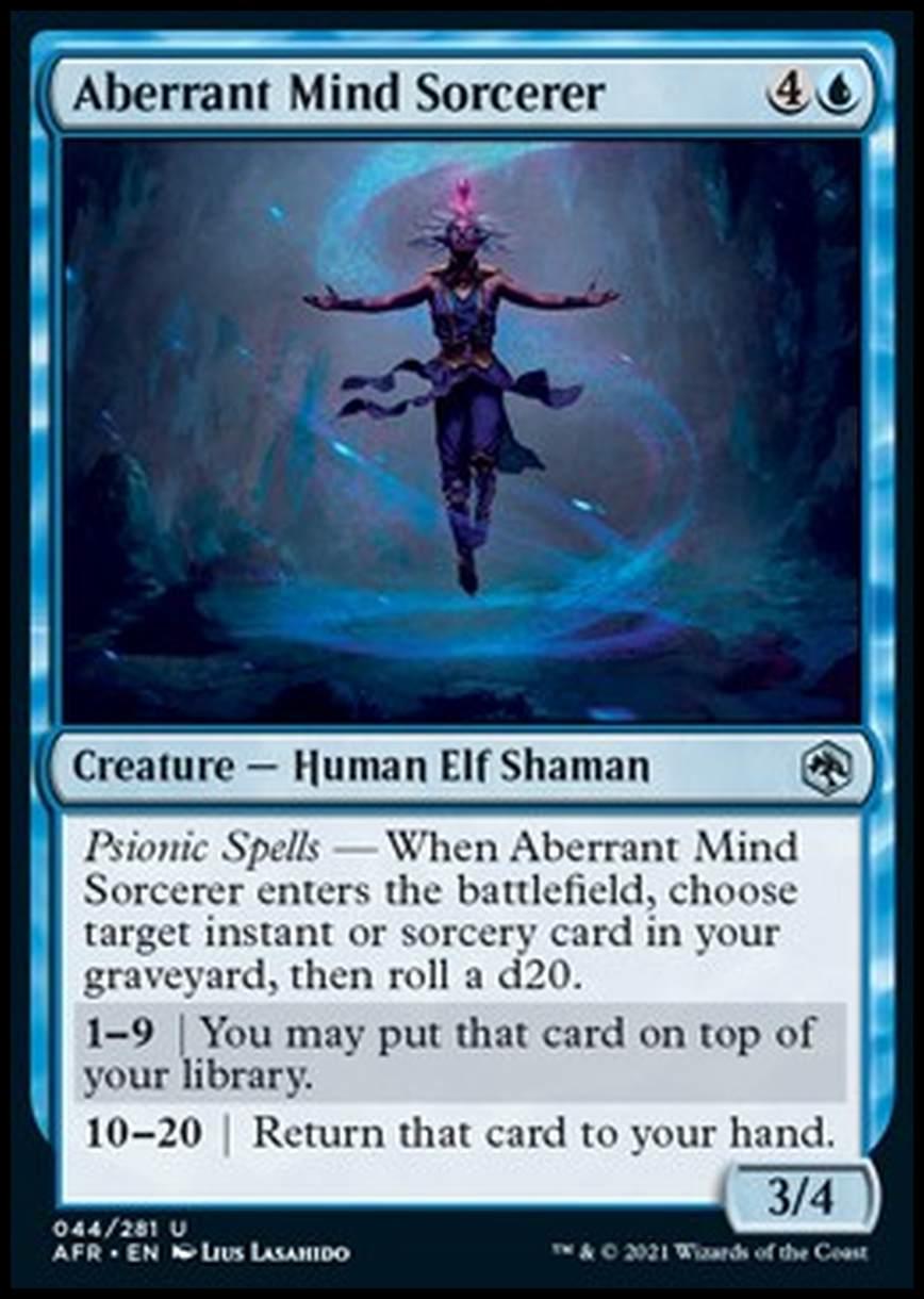 Aberrant Mind Sorcerer - Stregona della Mente Aberrante - [AFR] [NM] [Foil]