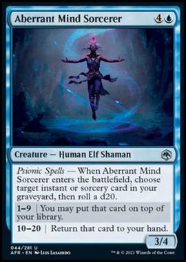 Aberrant Mind Sorcerer - Stregona della Mente Aberrante - [AFR] [NM] [Foil]